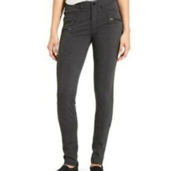 Athleta Pants - Athleta Ponte Twill Moto Pants Size 6
